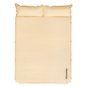 Naturehike Serie-D01 colchoneta inflable portátil para acampar al aire libre con almohadilla para dormir individual/doble, autoinflable Pillow-D01 con esterilla, 6cm de altura