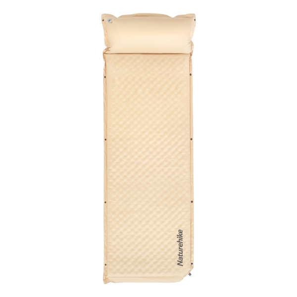 Naturehike Serie-D01 colchoneta inflable portátil para acampar al aire libre con almohadilla para dormir individual/doble, autoinflable Pillow-D01 con esterilla, 6cm de altura