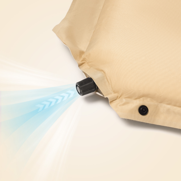 Naturehike Serie-D01 colchoneta inflable portátil para acampar al aire libre con almohadilla para dormir individual/doble, autoinflable Pillow-D01 con esterilla, 6cm de altura