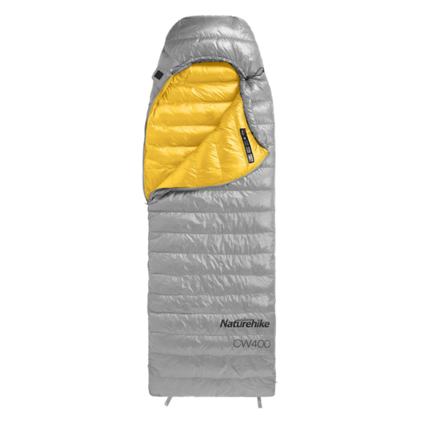 Naturehike CW400 saco de dormir de Invierno Caliente sobre blanco ganso