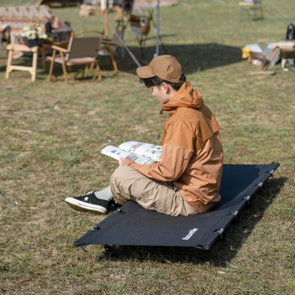Naturehike Cama plegable XJC05, cama compacta ultraligera para acampada, pesca, playa, viaje, cunas para dormir al aire libre, cuna portátil para acampar