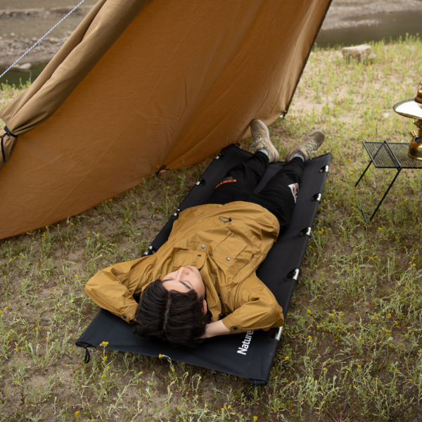 Naturehike Cama plegable XJC05, cama compacta ultraligera para acampada, pesca, playa, viaje, cunas para dormir al aire libre, cuna portátil para acampar