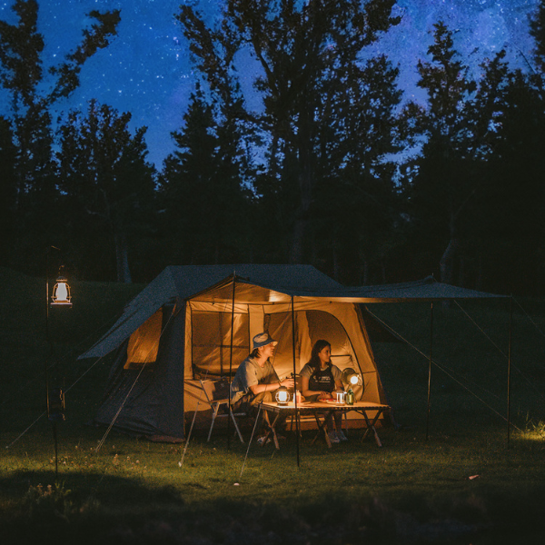 Naturehike Village 6.0 Quick-Open Carpa Automática De Campaña Con Toldo Exterior, Para 4-6 Personas Para Acampar, Viajes Al Aire Libre, Picnics
