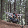 Naturehike Serie-ASUKA Hamaca portátil  para 1 persona, 30 nailon transpirable, peso de rodamiento 265 kg, ultraligero, columpio para campamento, 150 cm, 275g