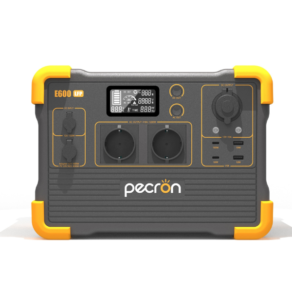 PECRON E600LFP BATTERY  | 614Wh (25.6V24Ah) /192000mAh | PORTABLE POWER STATION | SOLAR GENERATOR | 1200W-2400W