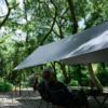 Naturehike Hard Mountain Black Glue Coated Silver, para 4-6 Personas, toldo para acampar, sombra grande, tela de revestimiento de vinilo negro, impermeable UPF50 +
