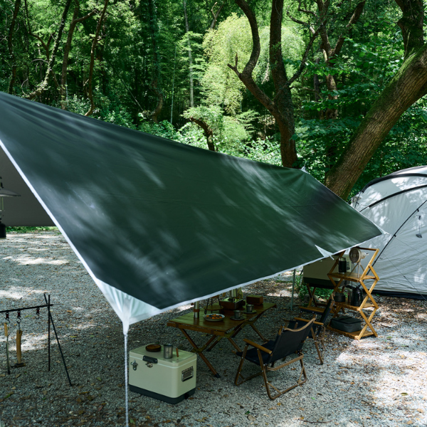 Naturehike Hard Mountain Black Glue Coated Silver, para 4-6 Personas, toldo para acampar, sombra grande, tela de revestimiento de vinilo negro, impermeable UPF50 +