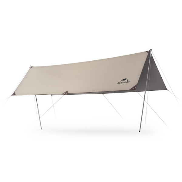 Naturehike Hard Mountain PRO para 4-6 Personas, toldo para acampar, sombra grande, tela de revestimiento de vinilo negro, impermeable UPF50 +