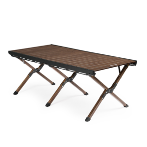 Natruehike Serie-Fangnuo mesa plegable de aleación de aluminio para acampar, mueble portátil para exteriores, barbacoa, jardín, fiesta, comedor, rollo de huevo, 60x125cm