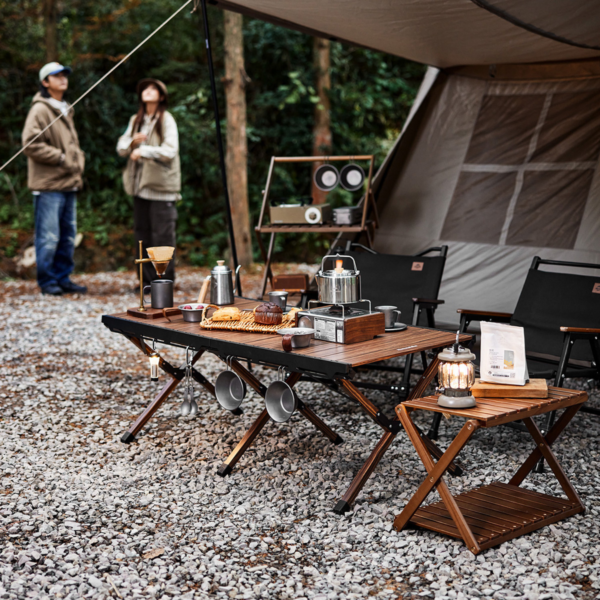 Natruehike Serie-Fangnuo mesa plegable de aleación de aluminio para acampar, mueble portátil para exteriores, barbacoa, jardín, fiesta, comedor, rollo de huevo, 60x125cm