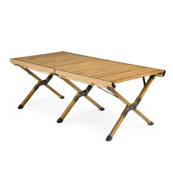 Natruehike Serie-Fangnuo mesa plegable de aleación de aluminio para acampar, mueble portátil para exteriores, barbacoa, jardín, fiesta, comedor, rollo de huevo, 60x125cm