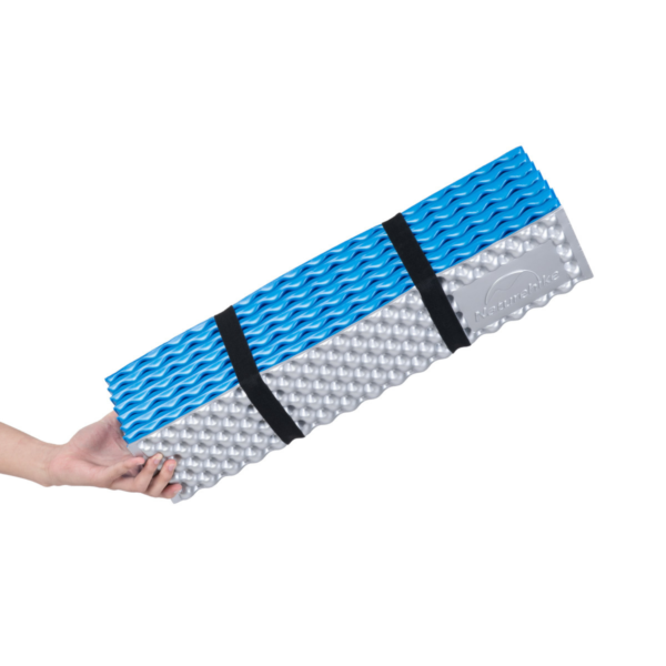 Naturehike-Alfombrilla-de-Camping-13.png Naturehike Alfombrilla de Camping ultraligera, plegable, con película de aluminio, almohadilla de humedad para dormir, portátil, para Picnic al aire libre, asiento de cama, colchón de senderism