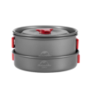 Naturehike Kits de Olla ultraligera para acampar, utensilios de cocina para acampar, vajilla para exteriores, juego de ollas, utensilios de cocina para senderismo, Picnic, viajes, campamento