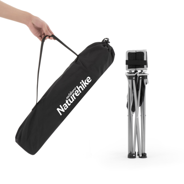 Naturehike NH16J001-J silla plegable portátil para acampar al aire libre, asiento con respaldo para Picnic, silla de pesca, barbacoa,
