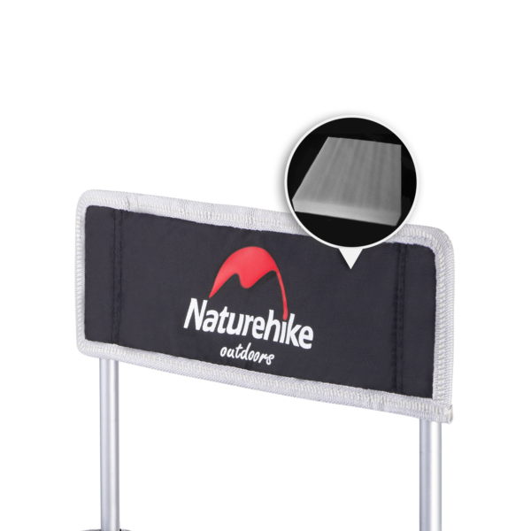 Naturehike NH16J001-J silla plegable portátil para acampar al aire libre, asiento con respaldo para Picnic, silla de pesca, barbacoa,