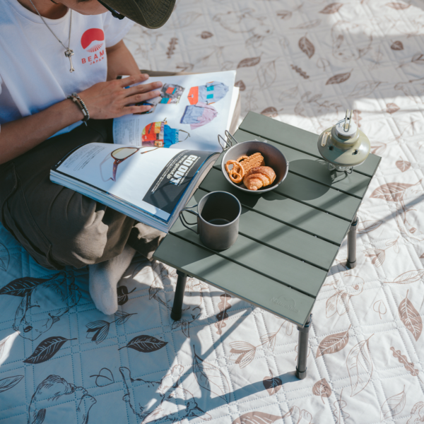 Naturehike Serie-Fangjian Mesita plegable de aleación de aluminio, mesa de barbacoa portátil para acampar al aire libre, Picnic