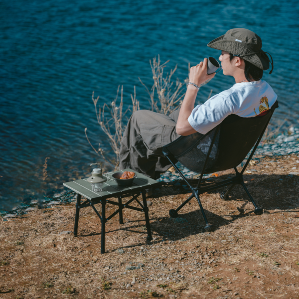 Naturehike Serie-Fangjian Mesita plegable de aleación de aluminio, mesa de barbacoa portátil para acampar al aire libre, Picnic
