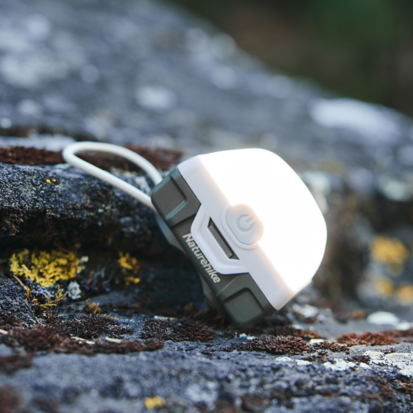 Naturehike Serie-Fangtai Lámpara magnética ultraligera para acampada, minireflector multifunción de viaje, luz roja de advertencia de seguridad impermeable para exteriores