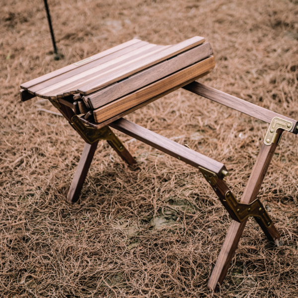 Naturehike Serie-HTM mesa plegable de madera maciza para exteriores, mesa extraíble para acampar, Picnic, NH21JJ001