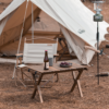 Naturehike Serie-HTM mesa plegable de madera maciza para exteriores, mesa extraíble para acampar, Picnic, NH21JJ001