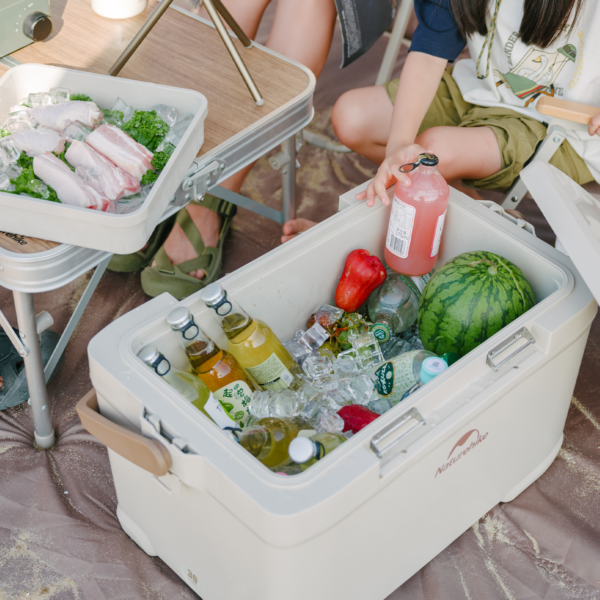 Naturehike Serie-Lindu Nevera portátil, Caja enfriadora de hielo para acampada, cubo de hielo para mantener fresco el viaje al aire libre, comida de Picnic, cervezas, nevera, caja de pesca, 30l/22L, 36h
