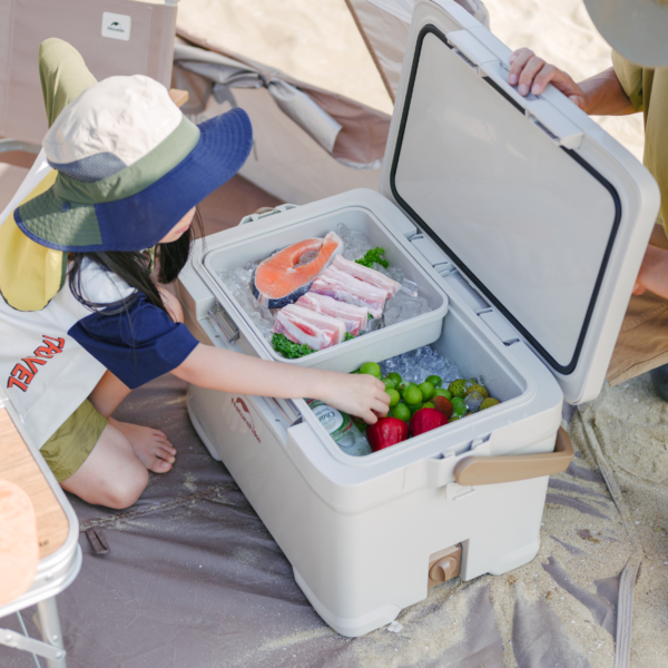 Naturehike Serie-Lindu Nevera portátil, Caja enfriadora de hielo para acampada, cubo de hielo para mantener fresco el viaje al aire libre, comida de Picnic, cervezas, nevera, caja de pesca, 30l/22L, 36h