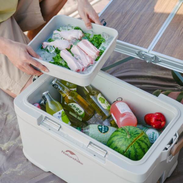 Naturehike Serie-Lindu Nevera portátil, Caja enfriadora de hielo para acampada, cubo de hielo para mantener fresco el viaje al aire libre, comida de Picnic, cervezas, nevera, caja de pesca, 30l/22L, 36h