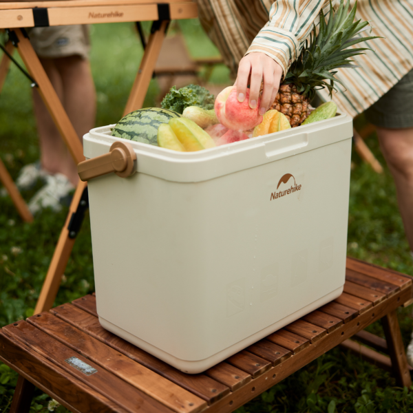 Naturehike Serie-Lingdu Mini Nevera portátil, bolsa de almacenamiento de hielo, Cubo de Camping, congelador al aire libre, refrigerador de Picnic 24h fresco 9L/13/24/33L