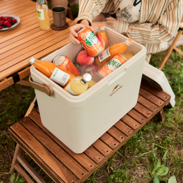 Naturehike Serie-Lingdu Mini Nevera portátil, bolsa de almacenamiento de hielo, Cubo de Camping, congelador al aire libre, refrigerador de Picnic 24h fresco 9L/13/24/33L