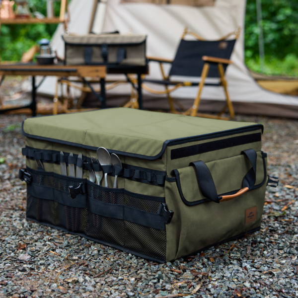 Naturehike Serie-Lingshang caja de almacenamiento plegable de gran capacidad, bolsa con tela Oxford ultraligera resistente al desgaste para Picnic, viajes, Camping, artículos diversos, 30 L, 60L