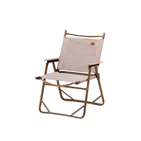 Naturehike Serie-MW02 silla plegable para acampar, asiento de pesca de grano de madera, 600D, de nailon, resistente al desgaste, para viajes al aire libre, ocio, Picnic portátil
