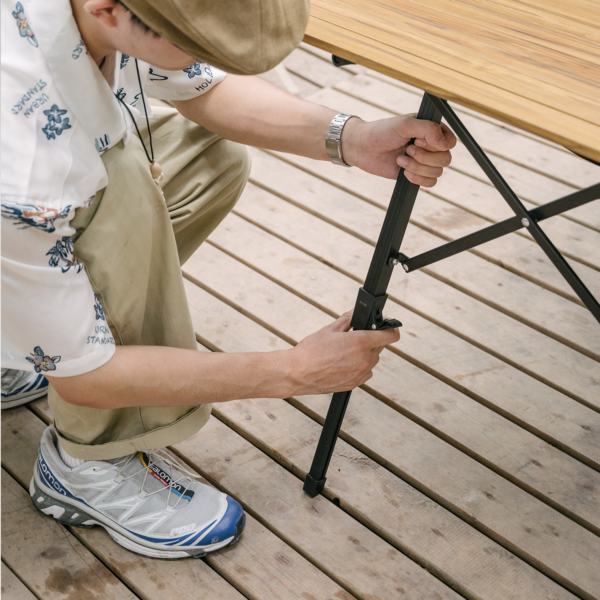 Naturehike Serie-MW03 Mesa de Camping plegable, mesa de elevación portátil de aleación de aluminio, mesa de té para Picnic turístico al aire libre para pesca en la playa