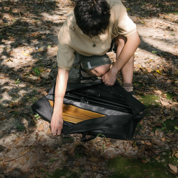 Naturehike Serie-MW03 Mesa de Camping plegable, mesa de elevación portátil de aleación de aluminio, mesa de té para Picnic turístico al aire libre para pesca en la playa