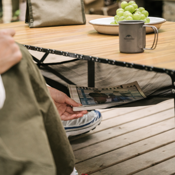 Naturehike Serie-MW03 Mesa de Camping plegable, mesa de elevación portátil de aleación de aluminio, mesa de té para Picnic turístico al aire libre para pesca en la playa