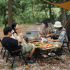 Naturehike Serie-Moyan parrilla de barbacoa plegable, quemador de carbón portátil ligero para acampar, Picnic al aire libre, a la mesa, caja de estufa de cocina