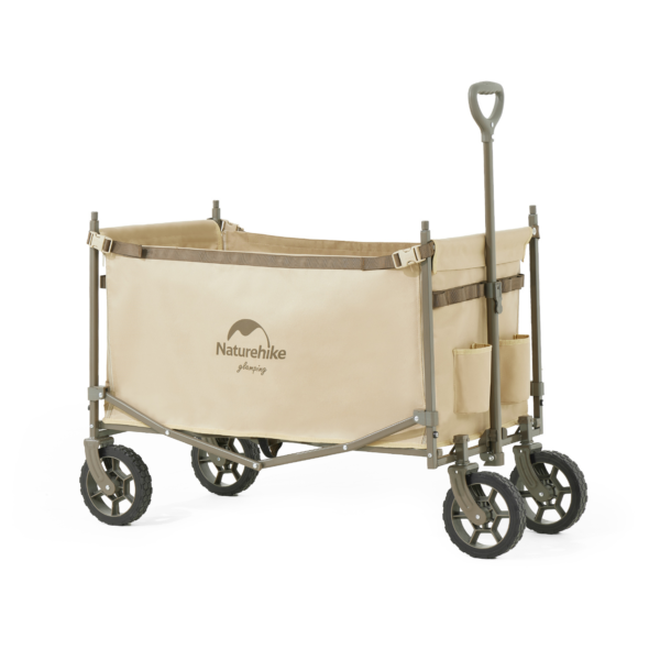 Naturehike Serie-Qingqi TC07 carrito plegable multifuncional para exteriores, con gran capacidad de carga, equipo portátil para campamento, con techo,