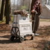 Naturehike Serie-Qingyan carrito múltiples de acampada plegable, carrito de mano con ruedas extraíbles, equipo de alta resistencia, con capacidad de carga 120kg