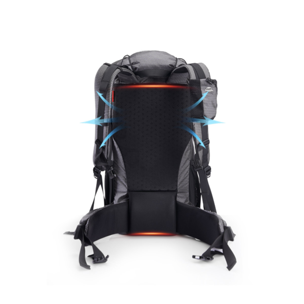 Naturehike Serie-Rock mochila de montaña para exteriores, bolsa de viaje ultraligera con cubierta para lluvia, impermeable, alta capacidad, para deportes, escalada, senderismo, 40L/60 + 5L