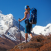 Naturehike  Serie-ST10 bastón de trekking de fibra de carbono ultraligero para exteriores, 3 secciones, portátil,