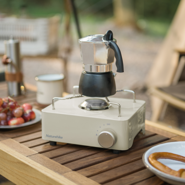 Naturehike Serie-Shiguang Mini estufa de Gas portátil para acampar al aire libre, 2kW, alta potencia de fuego, ajustable, ultraligero, 970g, utensilios de cocina para Picnic y barbacoa