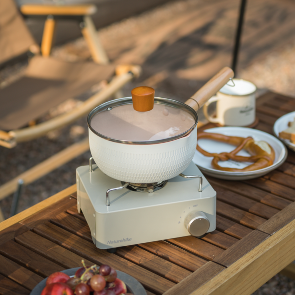 Naturehike Serie-Shiguang Mini estufa de Gas portátil para acampar al aire libre, 2kW, alta potencia de fuego, ajustable, ultraligero, 970g, utensilios de cocina para Picnic y barbacoa