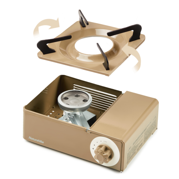 Naturehike Serie-Shishang estufa de casete ultraligera para exteriores, horno de alta potencia para barbacoa, Camping, 2100 kg, de aleación de aluminio, 1,4 W
