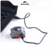 Naturehike Serie-TD-02 Faro ligero portátil, faro de la cabeza recargable, impermeable, para pesca al aire libre, Camping, senderismo, USB, ultraligero, 74g