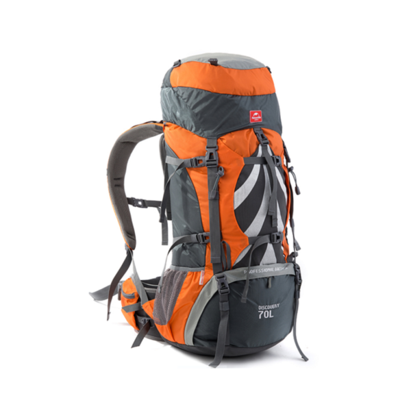 Naturehike Serie-Tanfeng B70, mochila de la montaña con capacidad 70 litros para acampar, bolsa de viaje con marco de aleación de aluminio, cubierta impermeable