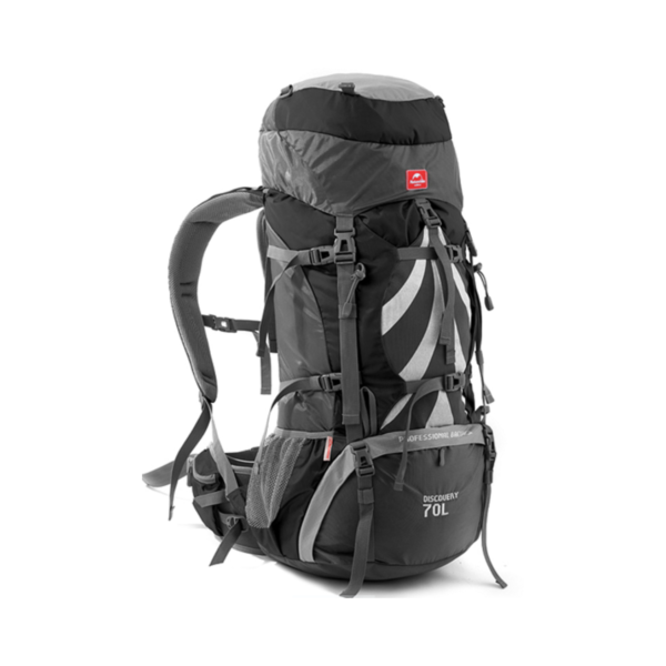 Naturehike Serie-Tanfeng B70, mochila de la montaña con capacidad 70 litros para acampar, bolsa de viaje con marco de aleación de aluminio, cubierta impermeable