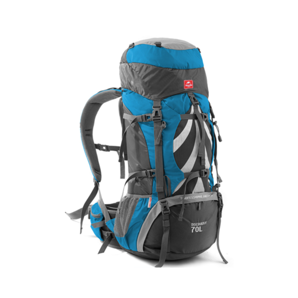 Naturehike Serie-Tanfeng B70, mochila de la montaña con capacidad 70 litros para acampar, bolsa de viaje con marco de aleación de aluminio, cubierta impermeable