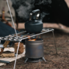 Naturehike Serie-Titanio Mini estufa de leña, quemador, horno de titanio, brasero, utensilios de cocina para acampar, diámetro Olla portátil ligera de 5-20cm