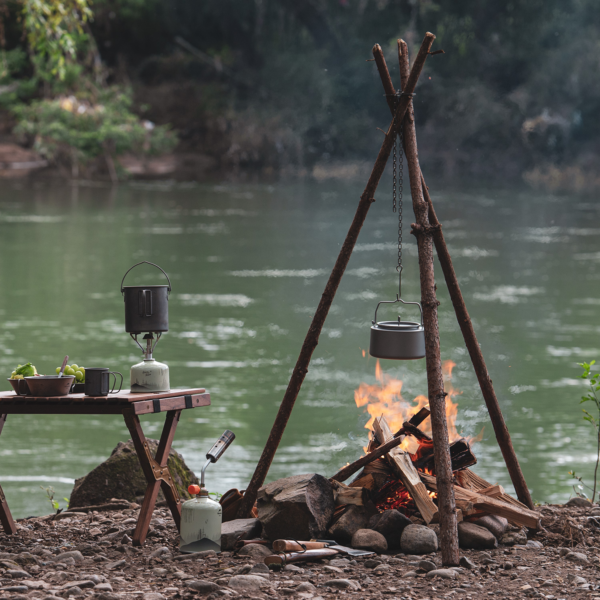 Naturehike Serie-Titano Hervidor de agua de titanio ultraligero, vajilla para exteriores, hervidor de agua para acampar, Picnic, cafetera portátil, Juego de tetera