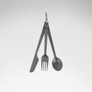 Naturehike Serie-Titano, Kits de cubiertos de titanio ultraligero 3 en 1, juego de cuchara, cuchillo, tenedor, vajilla para Picnic al aire libre, cuchillo de titanio,