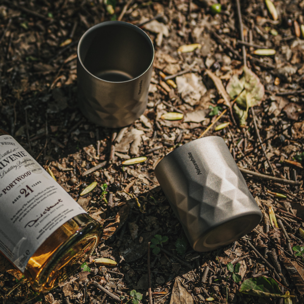 Naturehike Serie-Titano Taza de titanio ultraligera para acampada, tasa portátil de alta capacidad de 280ml, para viaje y aire libre.